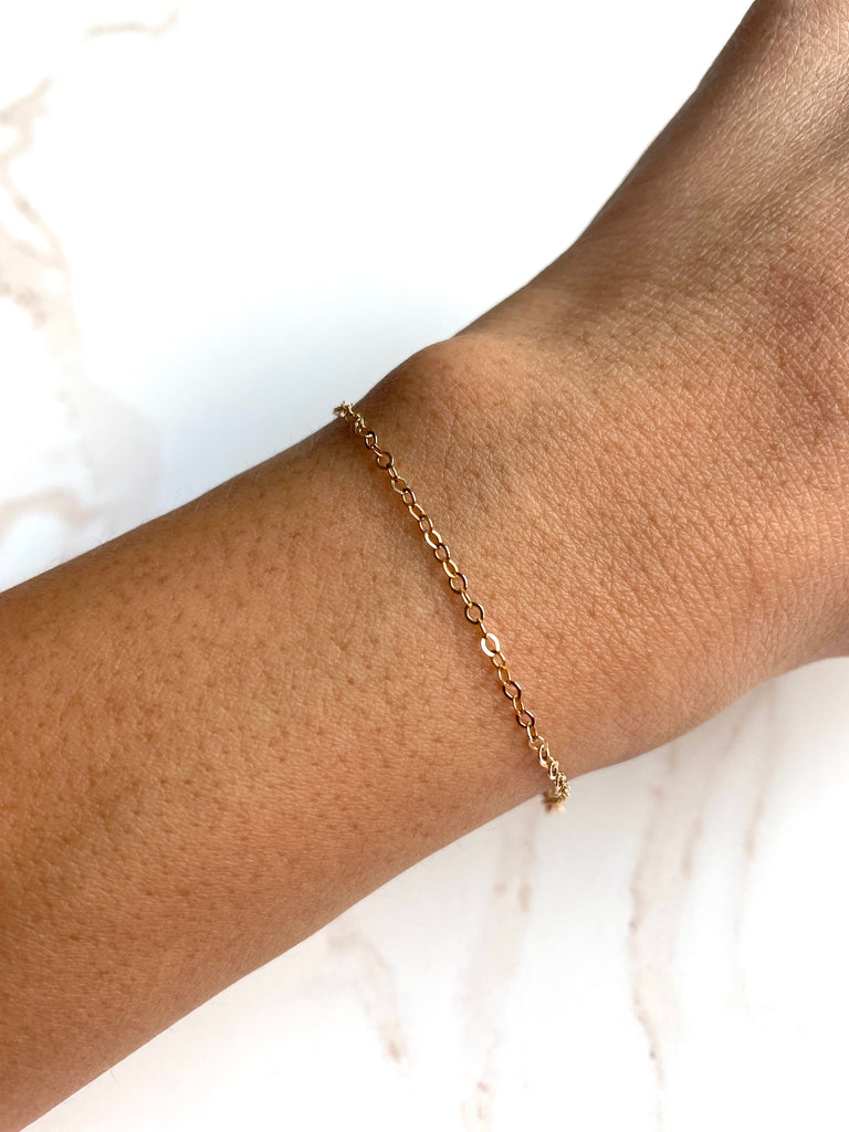 NEW! 14kt Delilah chain bracelet