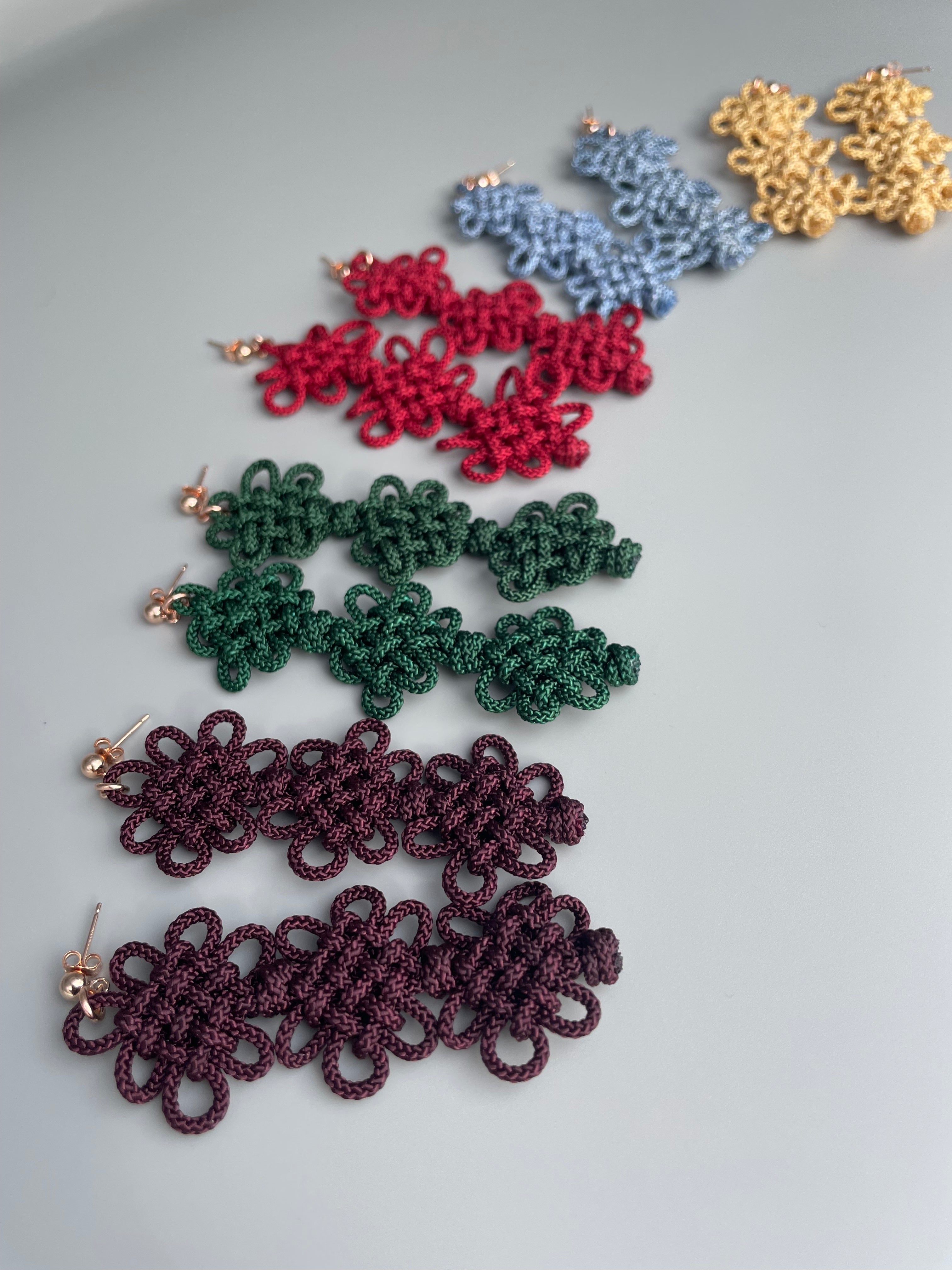 Chrys triple drop earrings – hanboutiQ